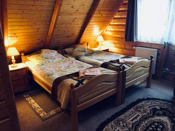 Фото номера Двухместный номер с 1 кроватью или 2 отдельными кроватями Отели типа «постель и завтрак» Chata Sosnówka Residence г. Соснувка 5